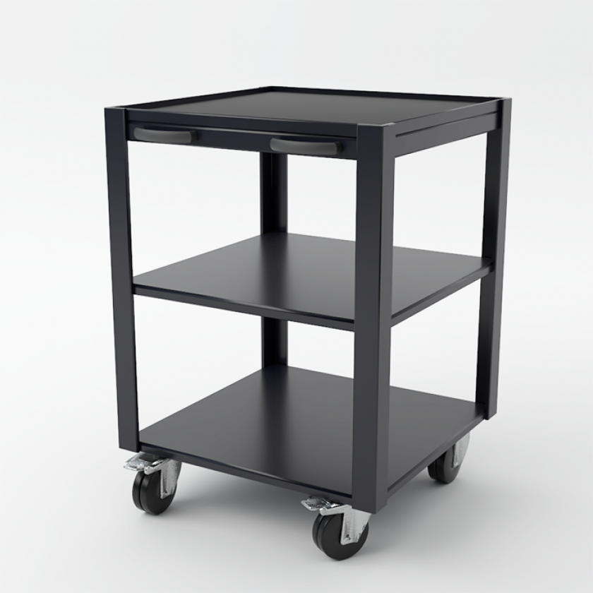 Trolleys with shelves