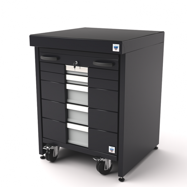 Under-top trolley with drawers